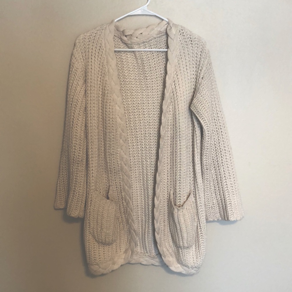 Waffle Cardigan